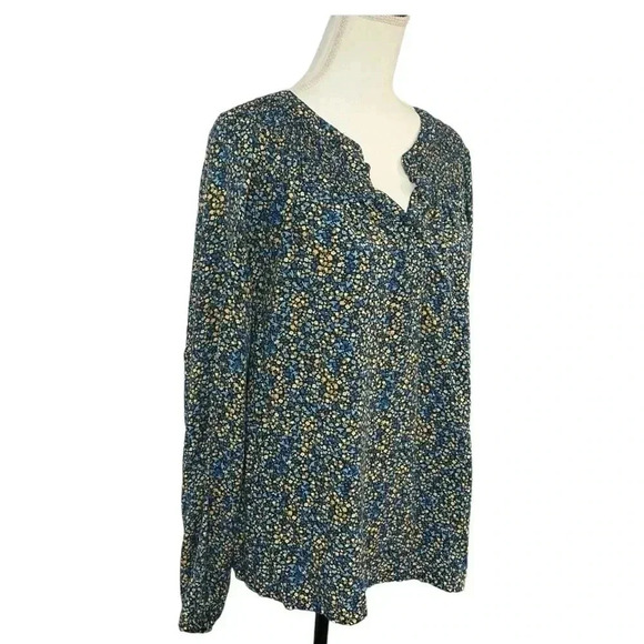 Croft and Barrow size XL floral pullover blouse EUC - Picture 4 of 10